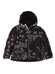 Bandana Printed Hooded Jacket
