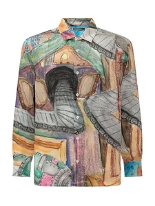 Kidsuper Book Page Printed Shirt