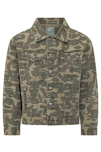 Kidsuper Face Camo Denim Jacket