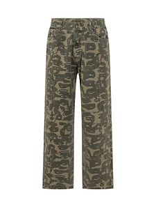 Kidsuper Face Camo Straight-Leg Jeans