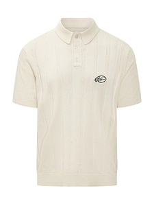 Painters Logo Knit Polo Shirt