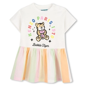 Kenzo Kids Bubble Tiger Crewneck Dress