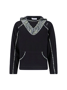 Kiko Kostadinov Pattern Trim Hoodie