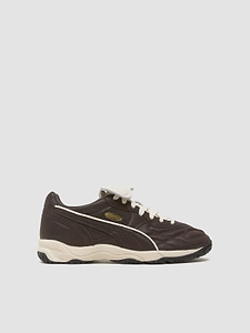 King Indoor Premium Sneaker In Dark Chocolate Warm White