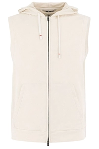 Kired Sleeveless Zip-Up Hooded Jacket