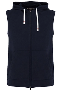 Kired Sleeveless Zip Hooded Jacket