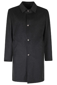 Kired Wpeakw Single-Breasted Reversible Coat