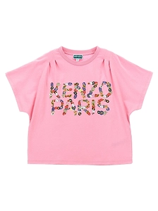 Kenzo Kids Logo Printed Crewneck T-Shirt