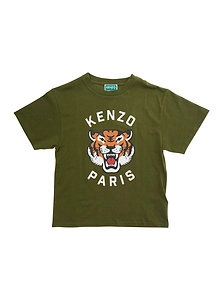 Kenzo Kids Logo-Printed Crewneck T-Shirt