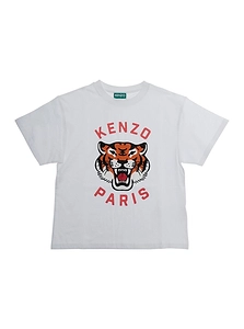 Kenzo Kids Logo-Printed Crewneck T-Shirt