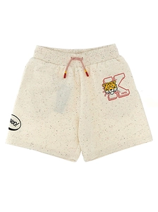 Kenzo Kids Logo-Printed Elasticated Drawstring Waistband Shorts