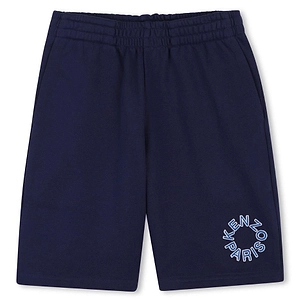 Kenzo Kids Logo Printed Elasticated-Waistband Shorts