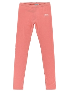 Kenzo Kids Logo Printed Jersey Leggings