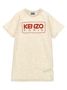 Kenzo Kids Logo Printed T-Shirt Dress