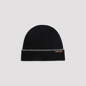 Kiton Cable-Knit Beanie Hat