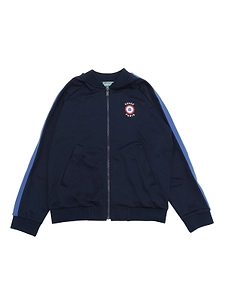 Kenzo Kids Logo Printed Zipped Jacket