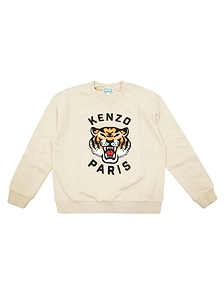 Kenzo Kids Long Sleeve Tiger-Embroidered Sweatshirt