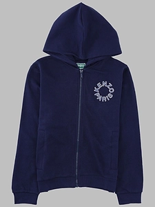 Kenzo Kids Logo Zip-Up Hoodie