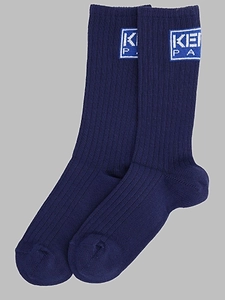 Kenzo Kids Logo Ribbed Socks