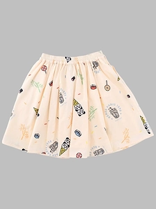 Panda Print Skirt
