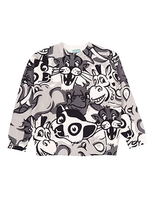 Kenzo Kids Printed Crewneck Jumper
