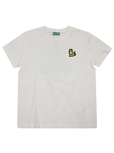 Kenzo Kids Tiger-Embroidered Crewneck T-Shirt