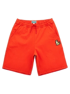 Kenzo Kids Tiger Embroidered Drawstring Bermuda Shorts