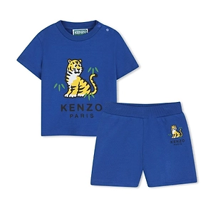 Kenzo Kids Tiger-Printed Crewneck Short Set