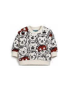Kenzo Kids Tiger-Printed Crewneck Sweatshirt