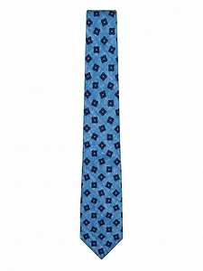 Kiton Floral-Printed Pointed-Tip Tie