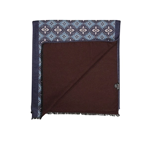 Kiton Geometric Pattern Scarf