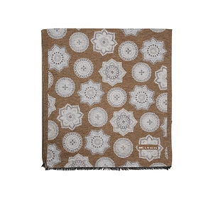 Kiton Geometric Pattern Scarf