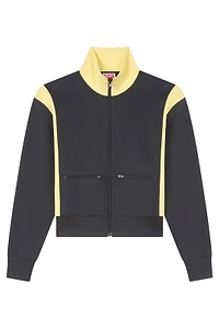 Kenzo Logo Detailed Zip-Up Jacket