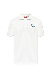 Kenzo Logo Embroidered Short Sleeved Polo Shirt