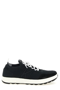 Kiton Logo Embossed Low-Top Sneakers