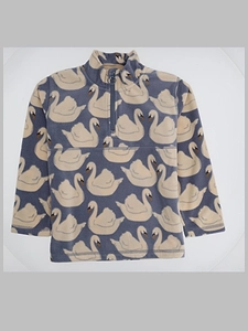 Konges Slojd Tavi Swan Print Fleece Sweatshirt