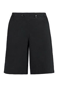 Kenzo Logo Patch Decorative Button Shorts