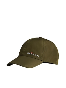 Kiton Logo Embroidered Curved Peak Cap