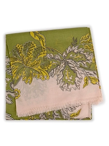 Floral Fringe Scarf