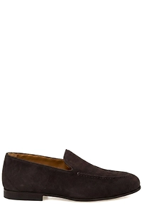 Kiton Logo Printed Loafers