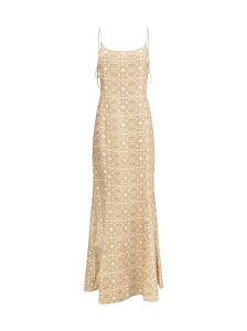 Kristina Ti Sleeveless Printed Maxi Dress