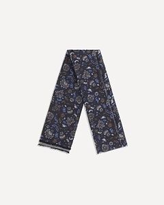 Kiton Paisley Pattern Scarf
