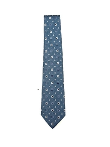 Kiton Pattern-Printed Pointed-Tip Tie