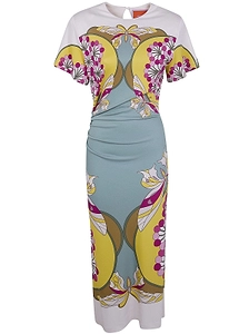 La Doublej PlacÉE Lela Printed Dress