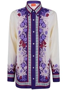 La Doublej Printed Silk Shirt