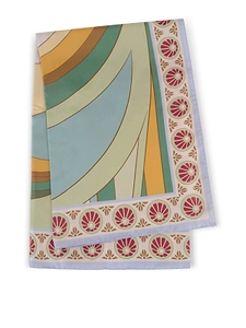 La Doublej Printed Border Scarf