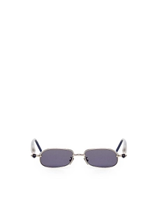 Kuboraum Rectangular Metal-Bridge Sunglasses