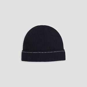 Kiton Ribbed Cuff Beanie Hat