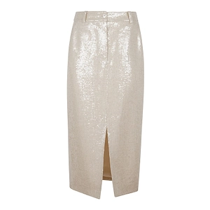 Kiton Sequinned Midi Skirt