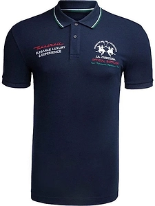 La Martina Logo Printed Polo Shirt
